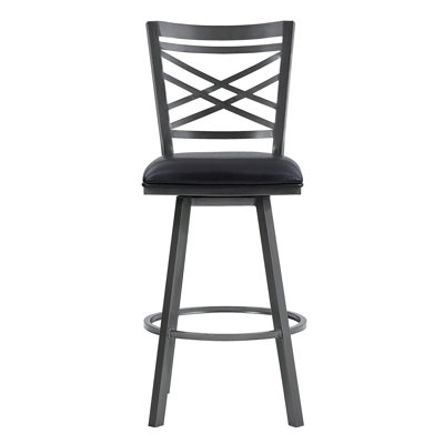 Tabouret de bar 26 po avec coussin Lisl