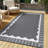 9x18ft Reversible Outdoor Rug - Waterproof Scalloped Border Plastic Straw Mat with Bag & Stakes for Patio, RV and Picnic-1621999063-1621999059