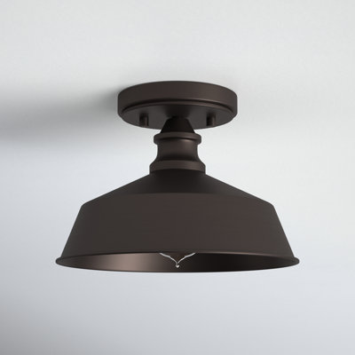 Jeb 10" W 1-Light Metal Semi-Flush Mount