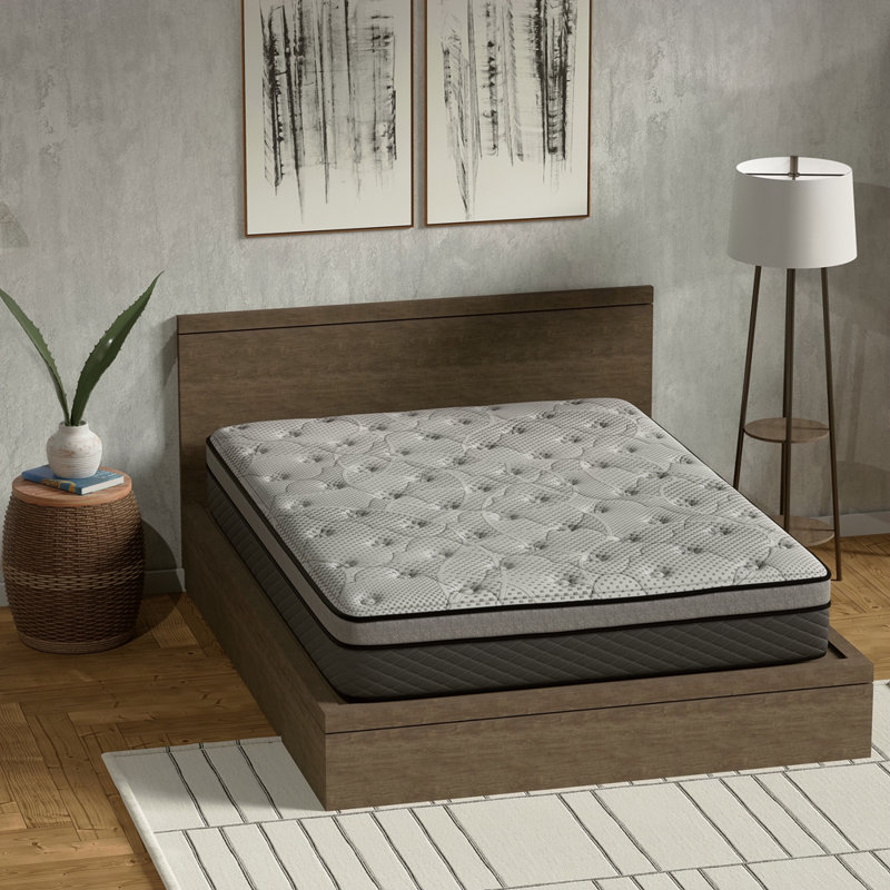 Hybrid Medium Firm Mattress With Pocketed Coils, 13.1", Queen