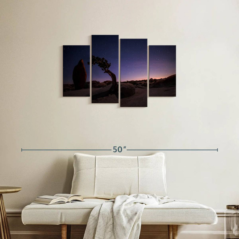Paysage de nuit Lynelle Joshua Tree, H 22 po x l 36 po