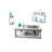 Modern Rustic Antique White Coffee Table With Open Bottom Shelf And Plank Style Top For House Classic Table, White, Solid Wood Tabletop