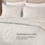 Ensemble de literie en velours de qualité supérieure, couvre-lit matelassé blanc 3 pièces pour très grand lit