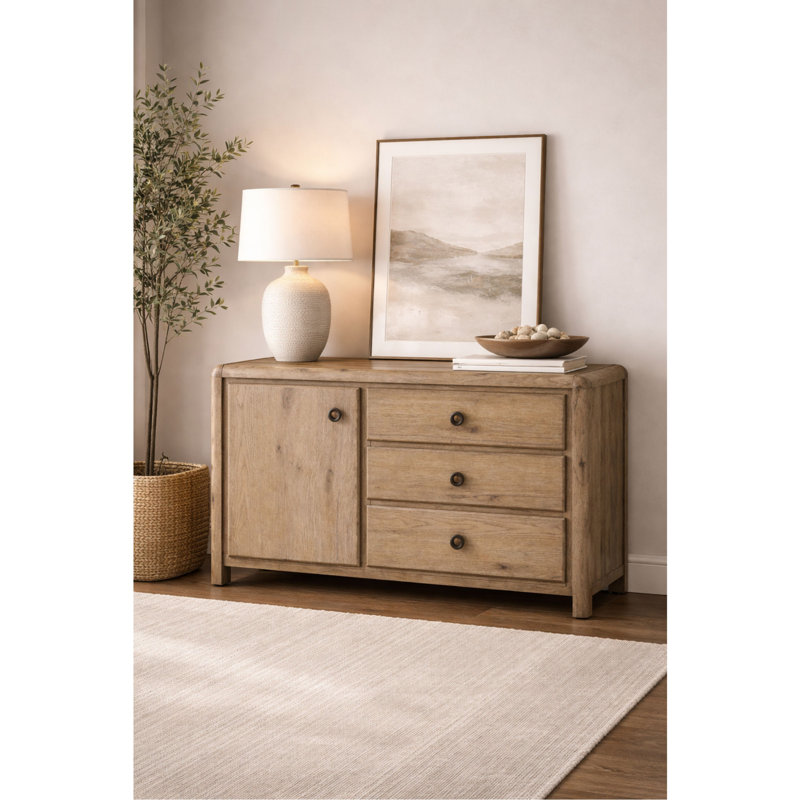 English Knotty Oak Accent Chest