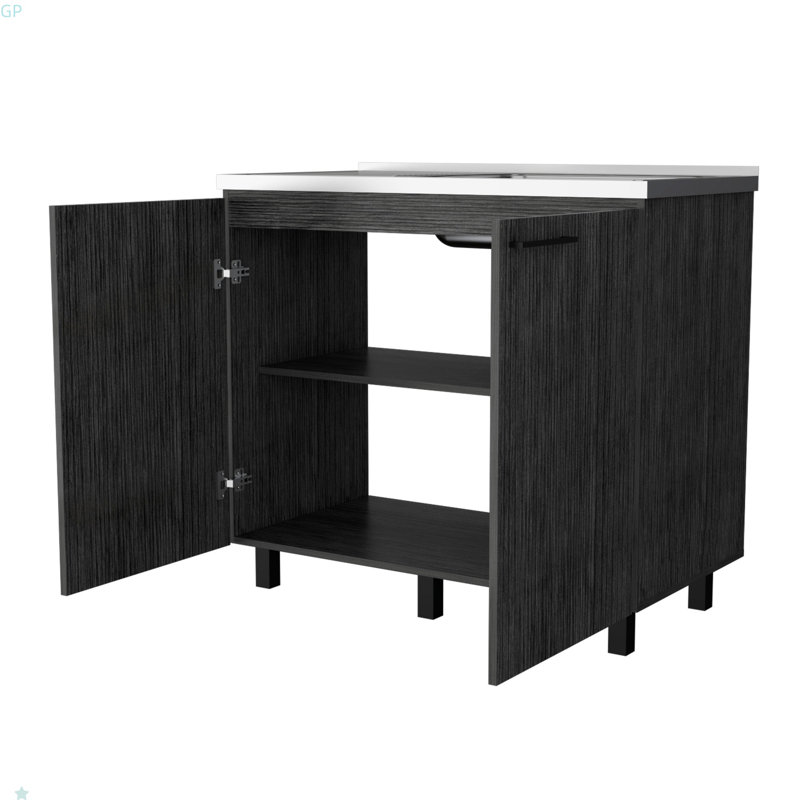 Lavabo et armoire Smokey Oak