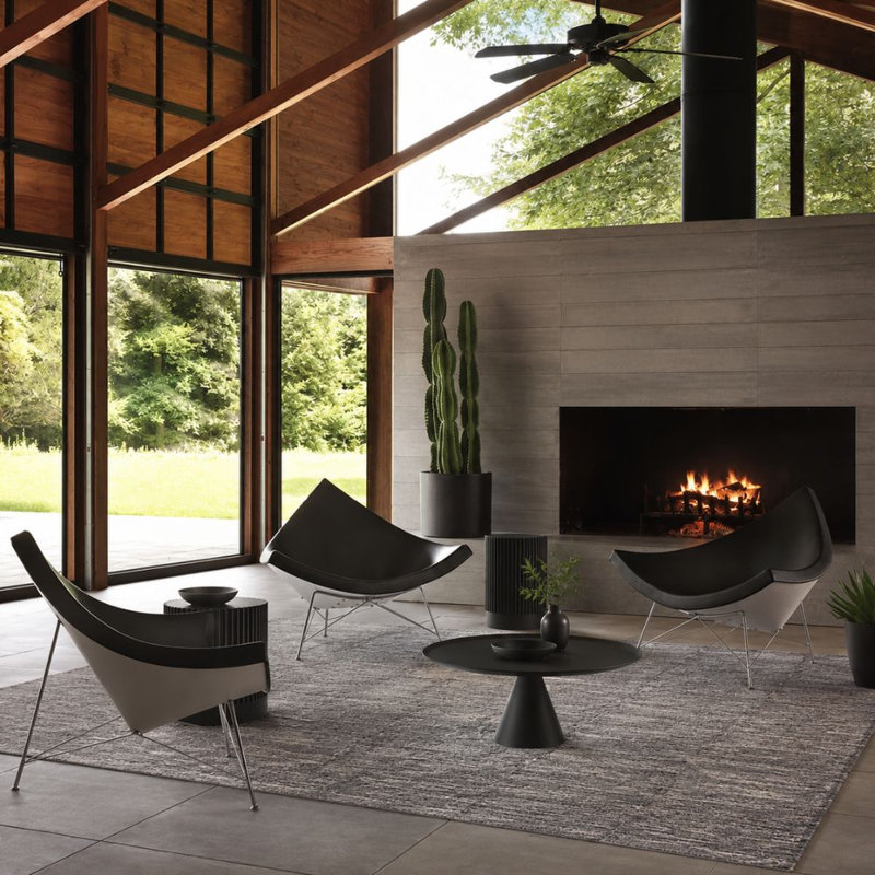 Fauteuil d'appoint en faux cuir Cove