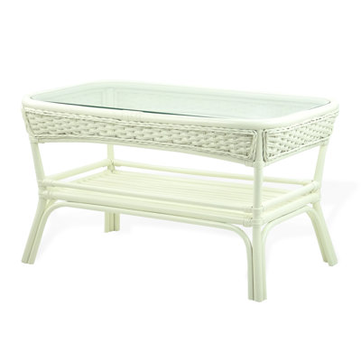 Barnier Glass Top Single Coffee Table