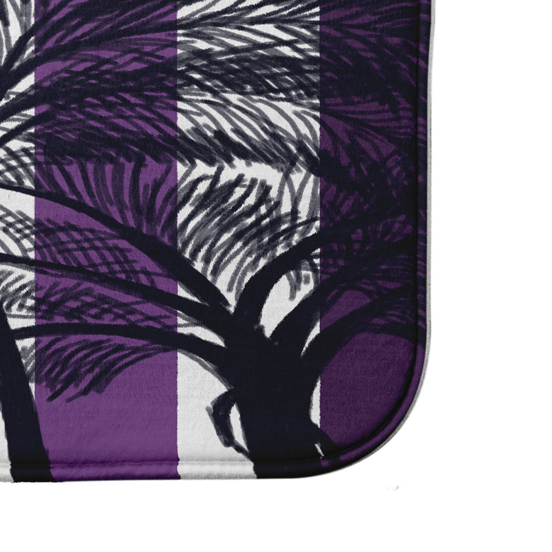 Tapis de bain Hilliard, l 24 po x L 17 po, Mauve