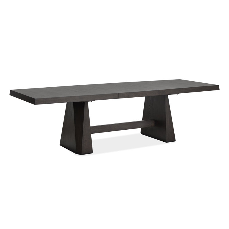Trestle Dining Table With 2 Benches, 3 Pieces: Table, 2 Benches