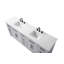 Meuble-lavabo double 84 po gris-776828588