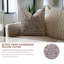 Housse de coussin en lin pur imprimé à la main Fabividine Kumkum - taille de coussin décoratif orange - 18 po x 18 po-29816703-29816696
