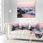 Oreiller avec oreiller en mousse rocky shore coast-123281693