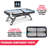 Titan 7.5' Four Player Air Hockey Table with Digital Scoreboard and Lights