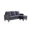 Ollice 3 Seater Velvet Sofa & Chaise-1665375880