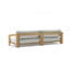 Massom Teak 6 - Person Patio Conversation Sets with Sunbrella® Cushions