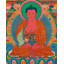 Amitabha Buddha Pure Land (Brocadeless Thangka)
