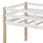 Lit mezzanine simple en caoutchouc avec échelle en bois