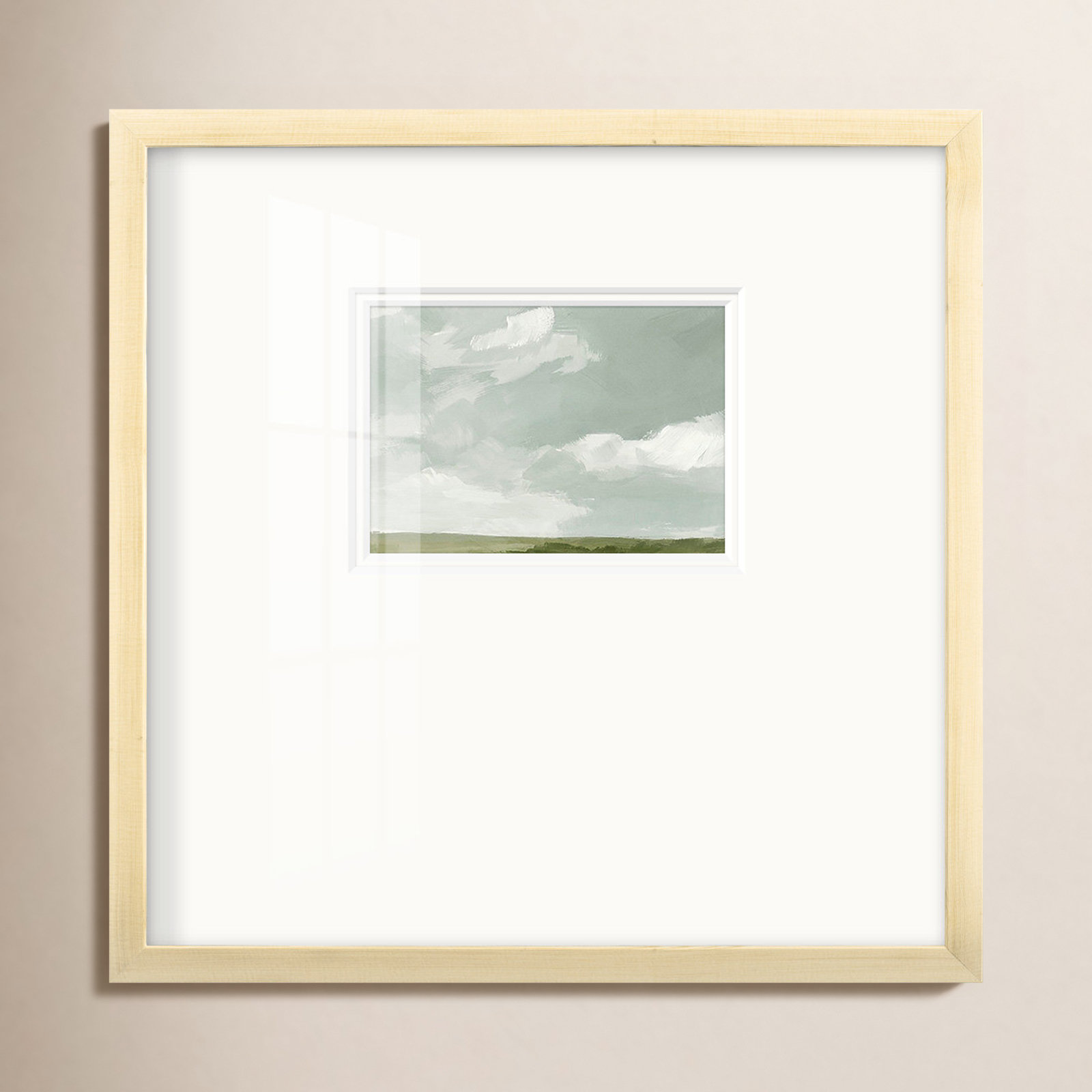 Gray Stone Sky II, 21" H x 21" W x 1.25" D