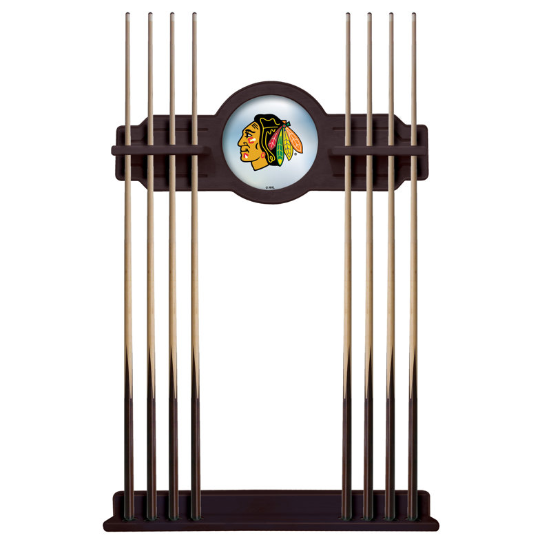 Porte-queues de billard 14 po NHL, English Tudor, Blackhawks de Chicago