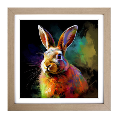 Rabbit Digital No.1 - Framed Print