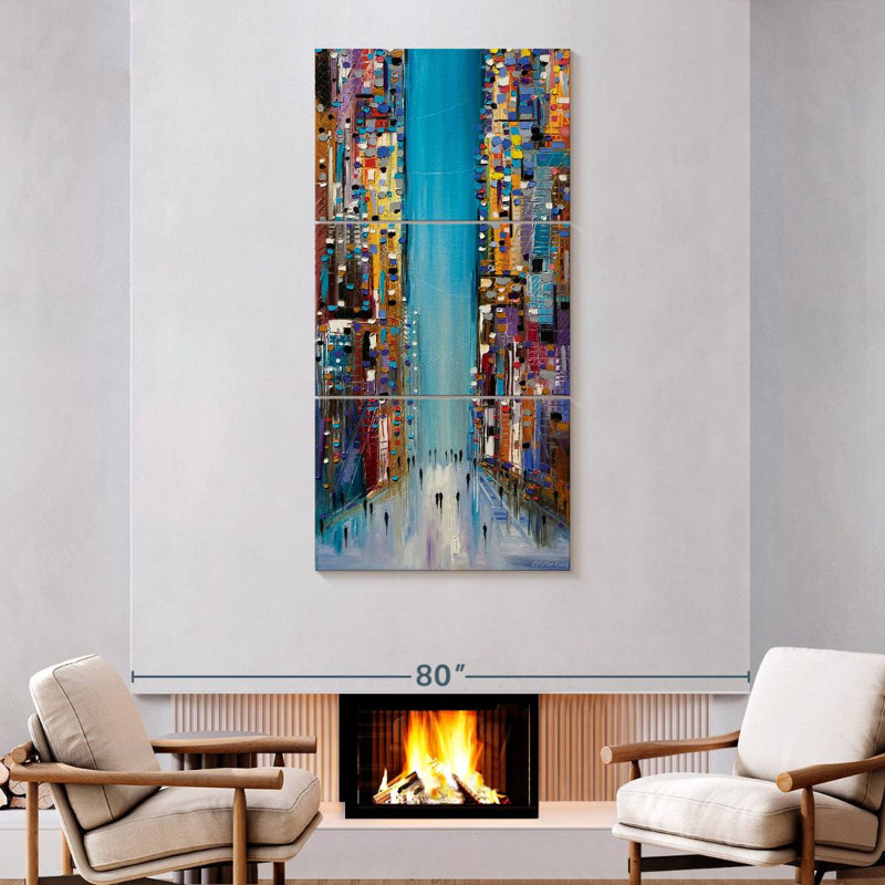 City Expression, 75" H x 36" W