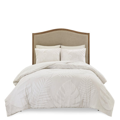 3 Piece Comforter - Cotton Chenille, Design, , Beach House Aesthetics , Full/Queen, Style