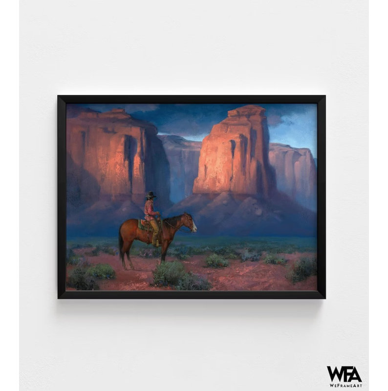 Night Riders By Jack Sorenson, No Mat, 4" H x 6" W, Print Only