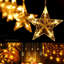 Fenêtre de Noël décorative 138 lumières de glaçon