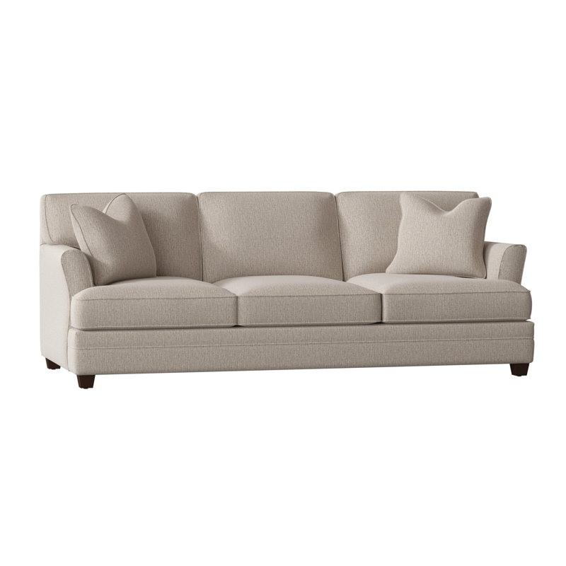 Harriss Upholstered 91'' Sofa, Drusky Linen Sustain® Basketweave