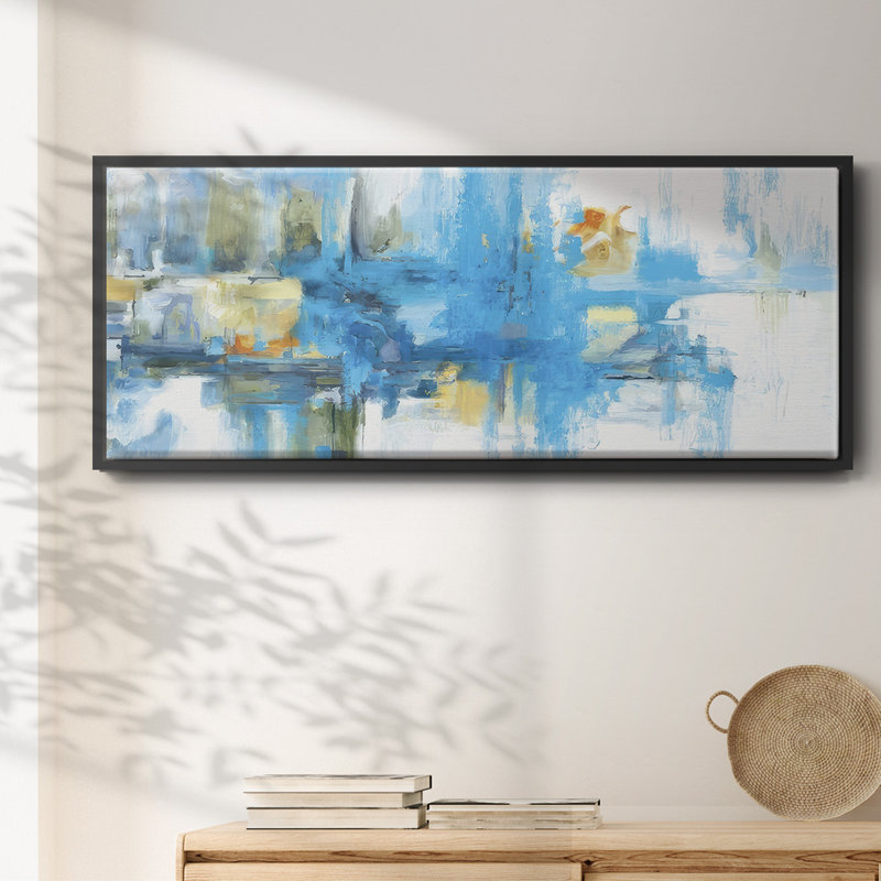 Metro Blue - Framed Canvas