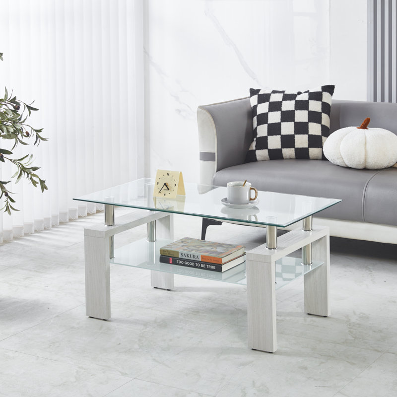 Table basse Valenra, Blanc