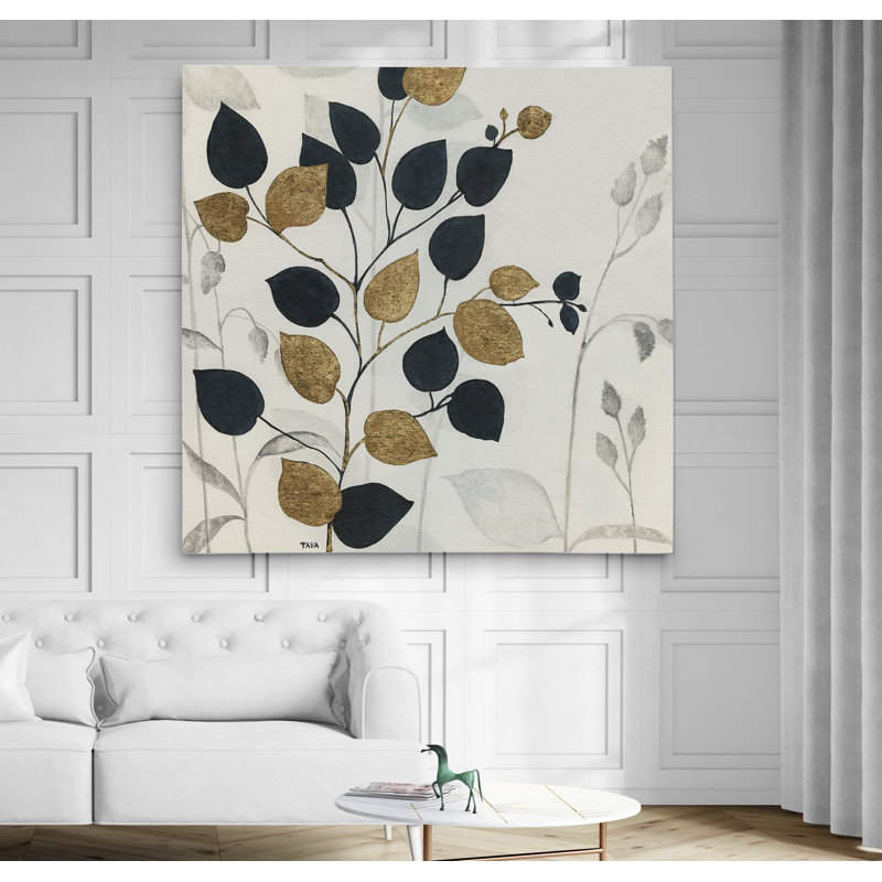 «Silhouette Neutre I», reproduction de peinture à l'huile, H 40 po x l 40 po x P 1,5 po, Toile tendue