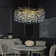 14-Light 39" Dimmable Tree Branches Crystal Linear Chandelier