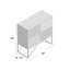Armoire d'appoint 2 portes Dexten