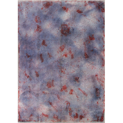 Tapis en laine antique-noué moderne au-dessus de teinture persan oriental, 11' ' ' ' ' ' ' ' ' ' ' ' ' 1' 'x 7'11' '