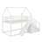 Twin Over Twin House Loft Or Bunk Bed With Staircase And Slide-2126116037