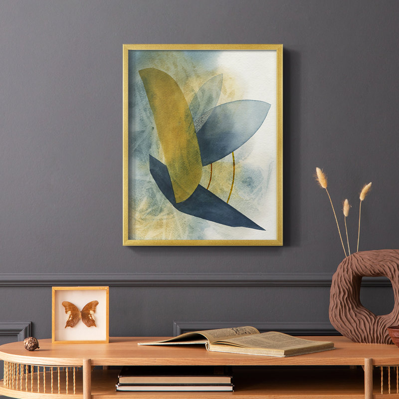 «Solar Shapes I», reproduction encadrée - bois massif