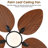 44"/52" Tropical plam Leaf Dimmable Ceiling Fan With Led Lights and Remote Control,Outdoor Waterproof Palm Leaf Ceiling Fan-746421004-746421005