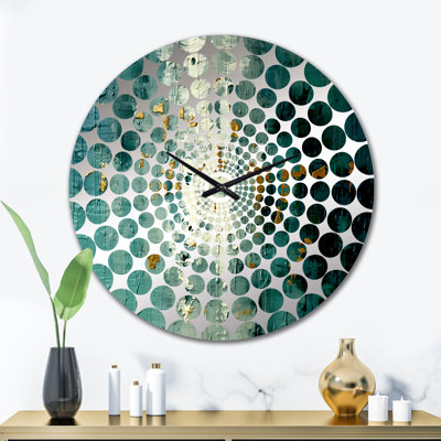 Tarni - Horloge murale peinture abstraite