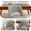 Chaise d'appoint rembourrée en bois massif-896201410