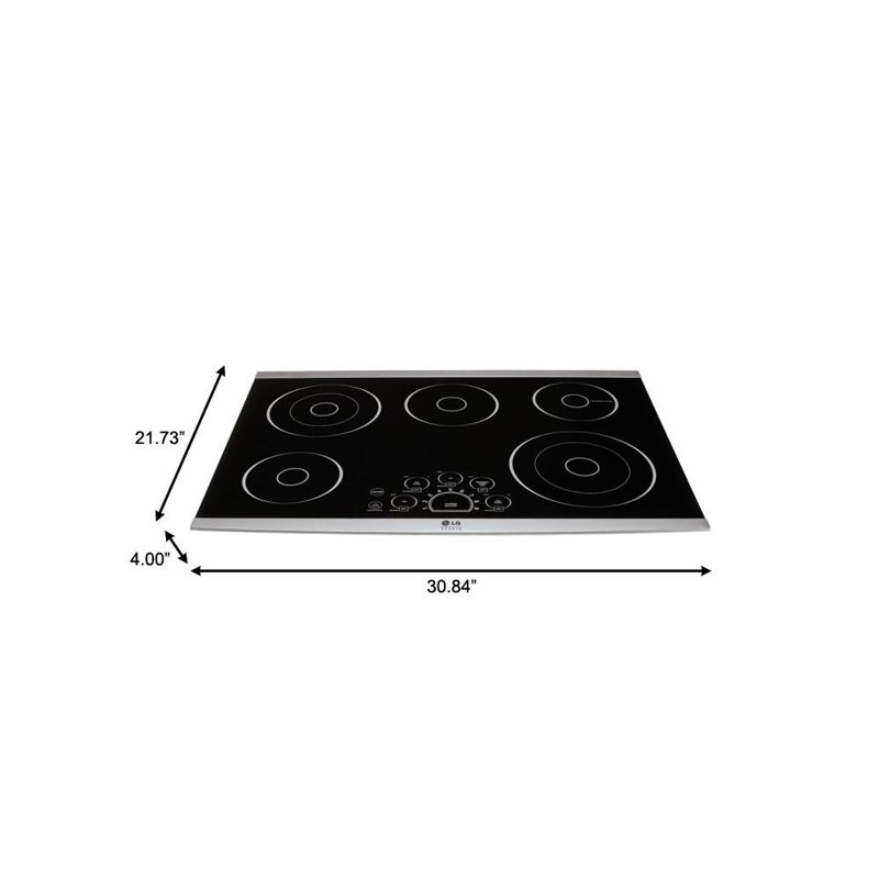 30" Electric Cooktop with 5 Elements
