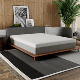 Ardean 12-Inch Hybrid Reactive Medium Soft Firm Gel Memory Foam Mattress, Breathable, Zipper System