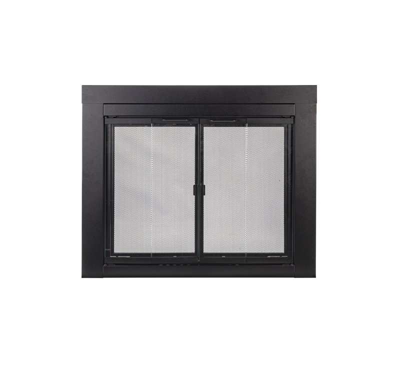 Porte de foyer en verre Amesbury, H 33 po x l 37,5 po x P 1 po