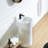 Solid Surface Pedestal Bathroom Sink Basin 66S-08