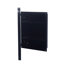 Armoire à pharmacie encastrée en métal noir 16 x 24 po avec miroir et tablettes réglables Miroir mural noir avec rangement pour salle de bain