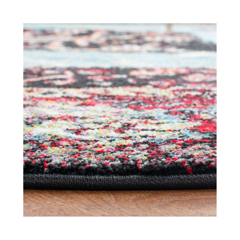 Carrieanne Performance Oriental Rug, Rectangle 4' x 6'