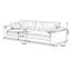 Canapé modulaire 100% polyester kaki-410839914-410839917