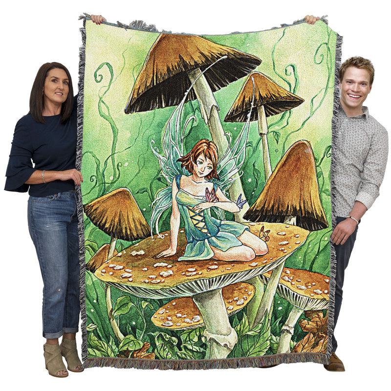 Couverture de fée Pure Country Weavers Parmi Les Champignons par Meredith Dillman
