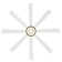 Aura 8 - Blade Indoor/Outdoor Smart Ceiling Fan with Adjustable CCT 2700K-3000K-4000K-5000K LED Light Kit and Remote Control Included, Works With Alexa and iOS or Android App