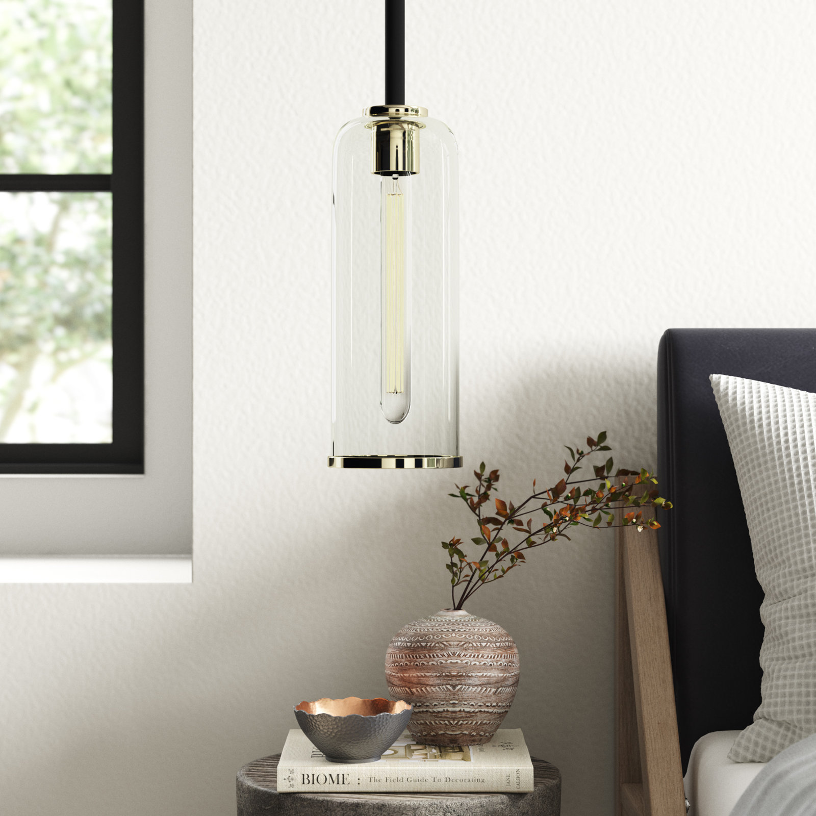 Delancey Single Light Glass Pendant